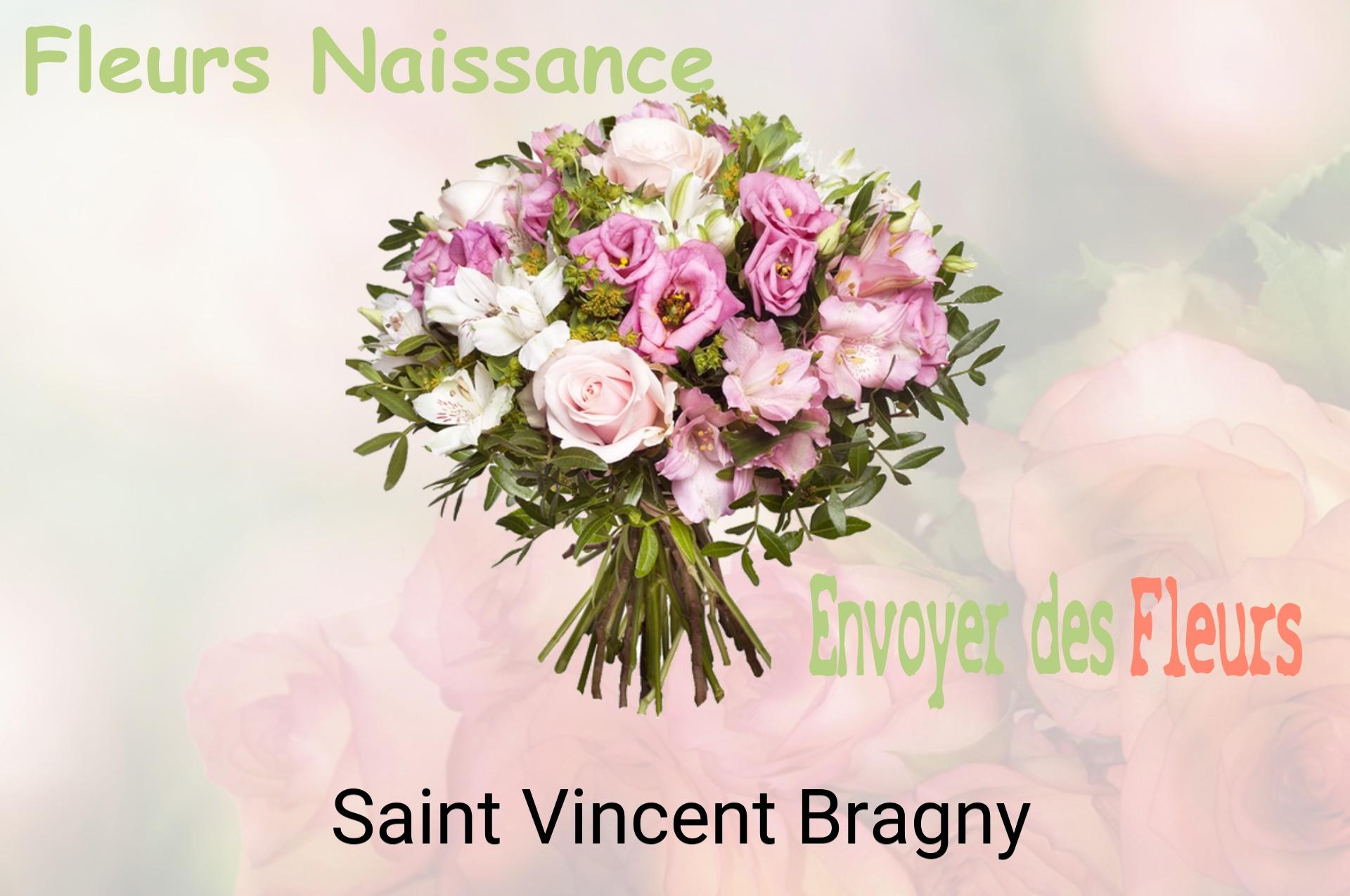 Bouquet de fleurs de naissance livré à Saint-Vincent-Bragny